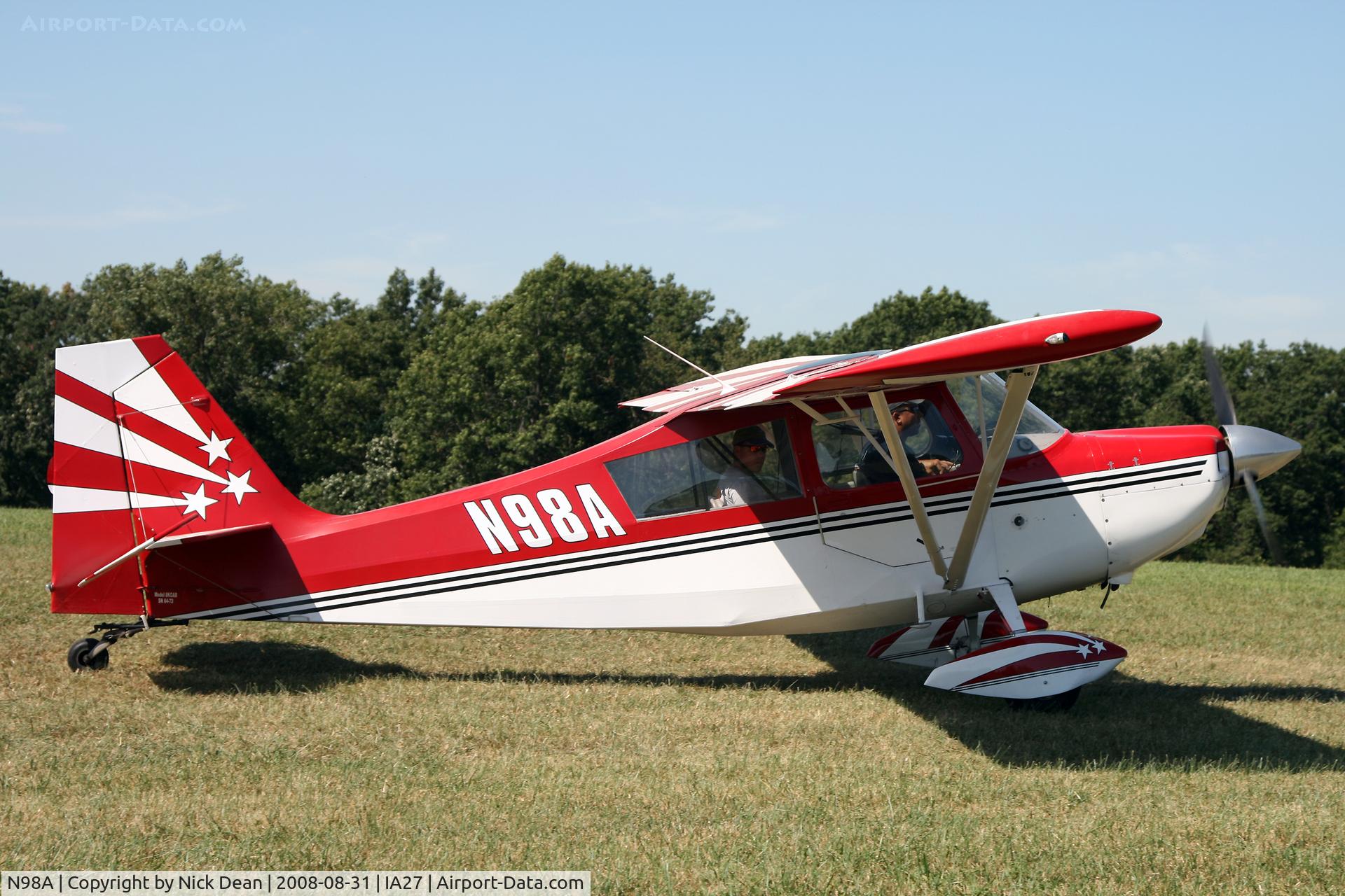 N98A, 1973 Bellanca 8KCAB Decathlon C/N 64-73, /