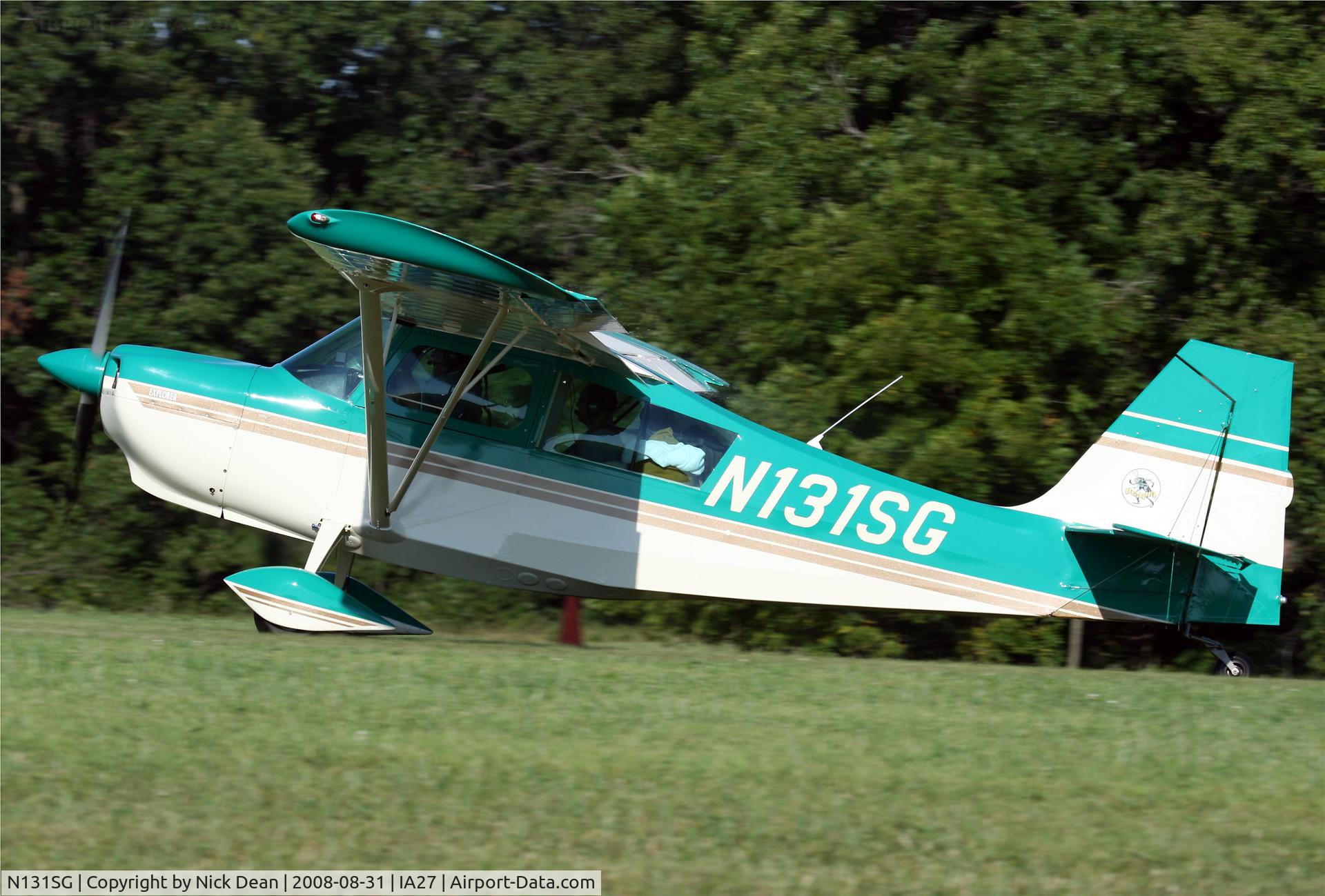 N131SG, 2002 American Champion 7GCBC C/N 1324-2002, /
