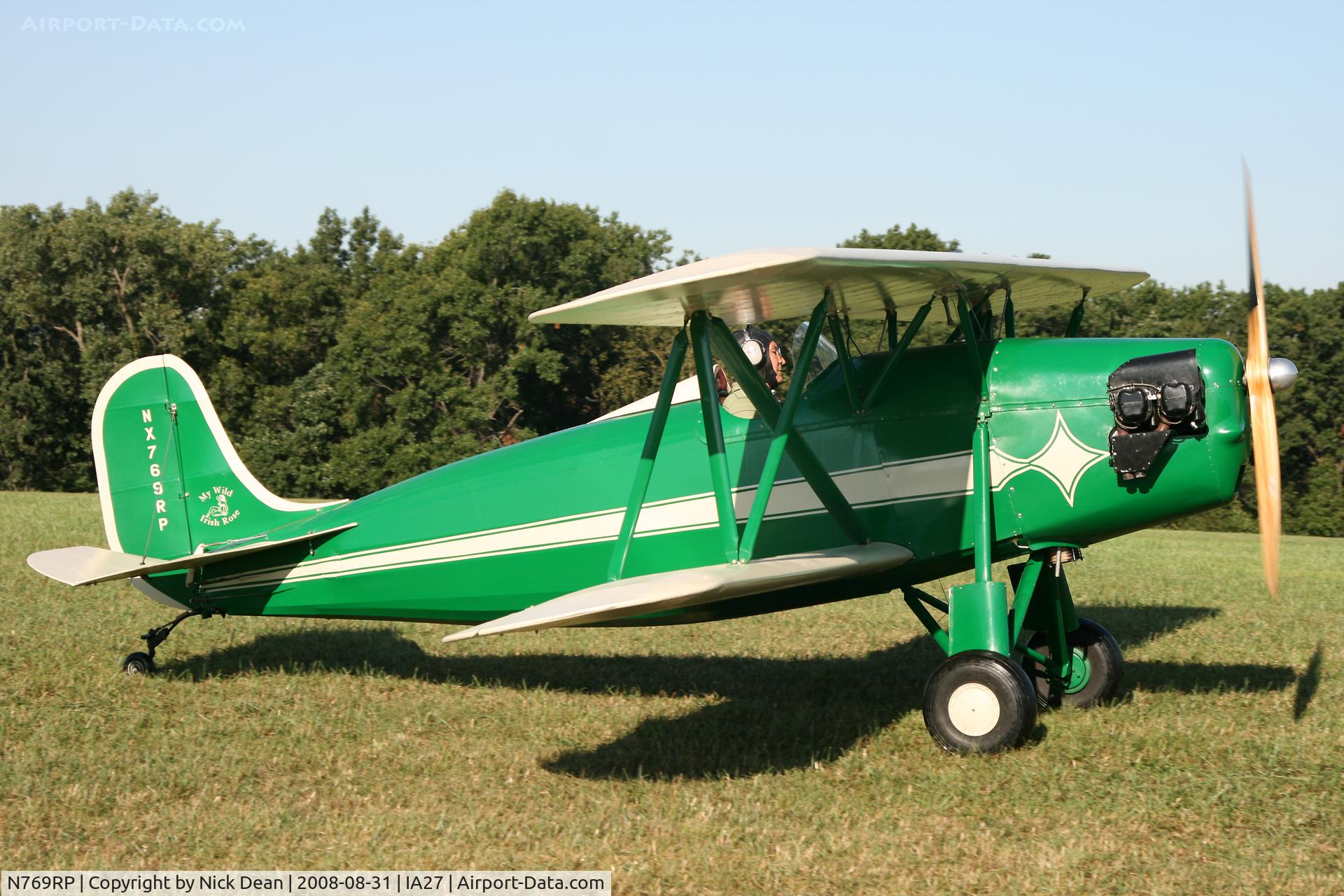 N769RP, 2002 Rose Parrakeet Replica C/N CJ3, /