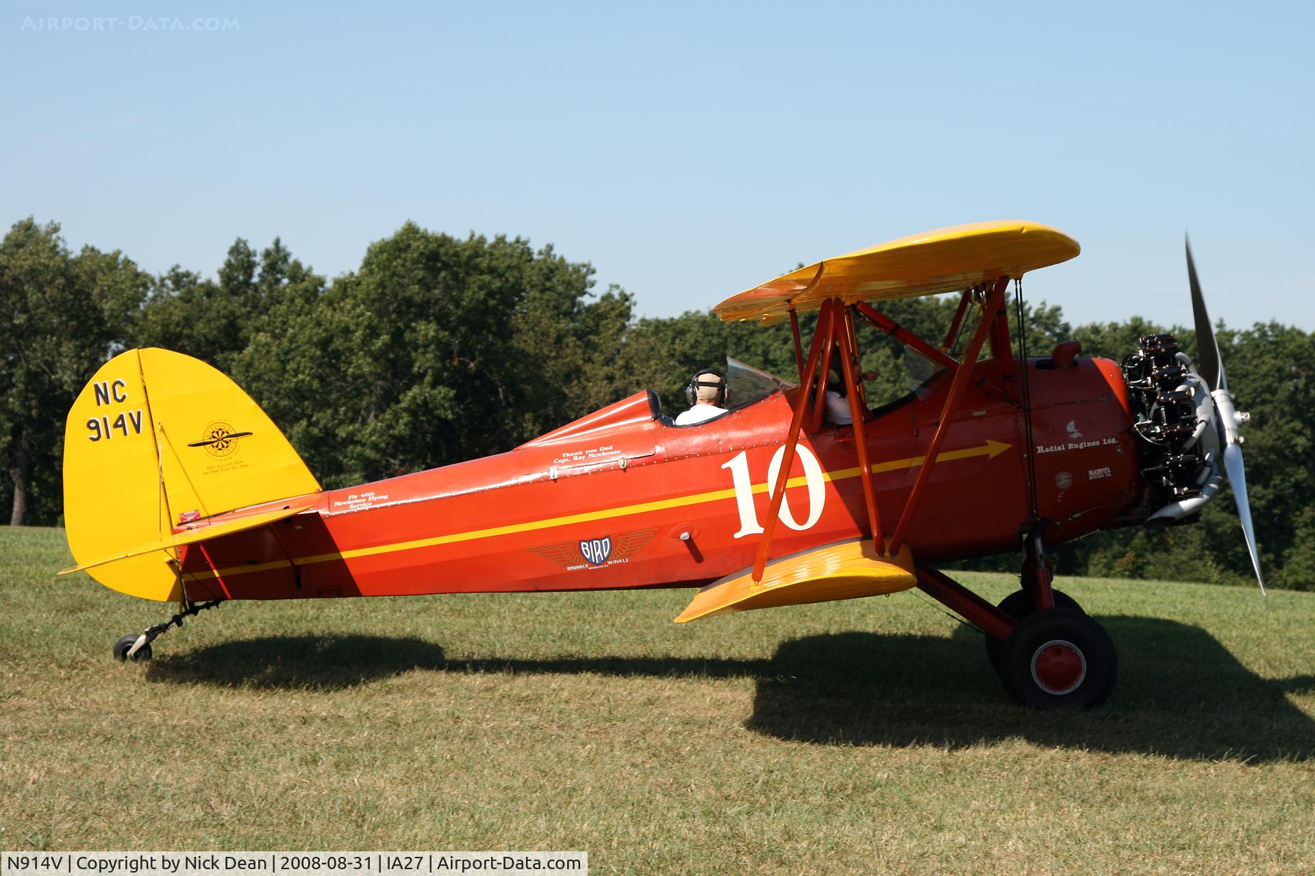 N914V, 1931 Brunner-Winkle Bird CK C/N 4004, /
