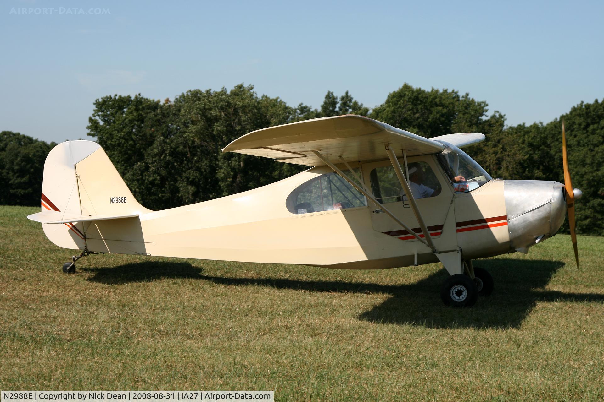 N2988E, 1946 Aeronca 7AC Champion C/N 7AC-6574, /