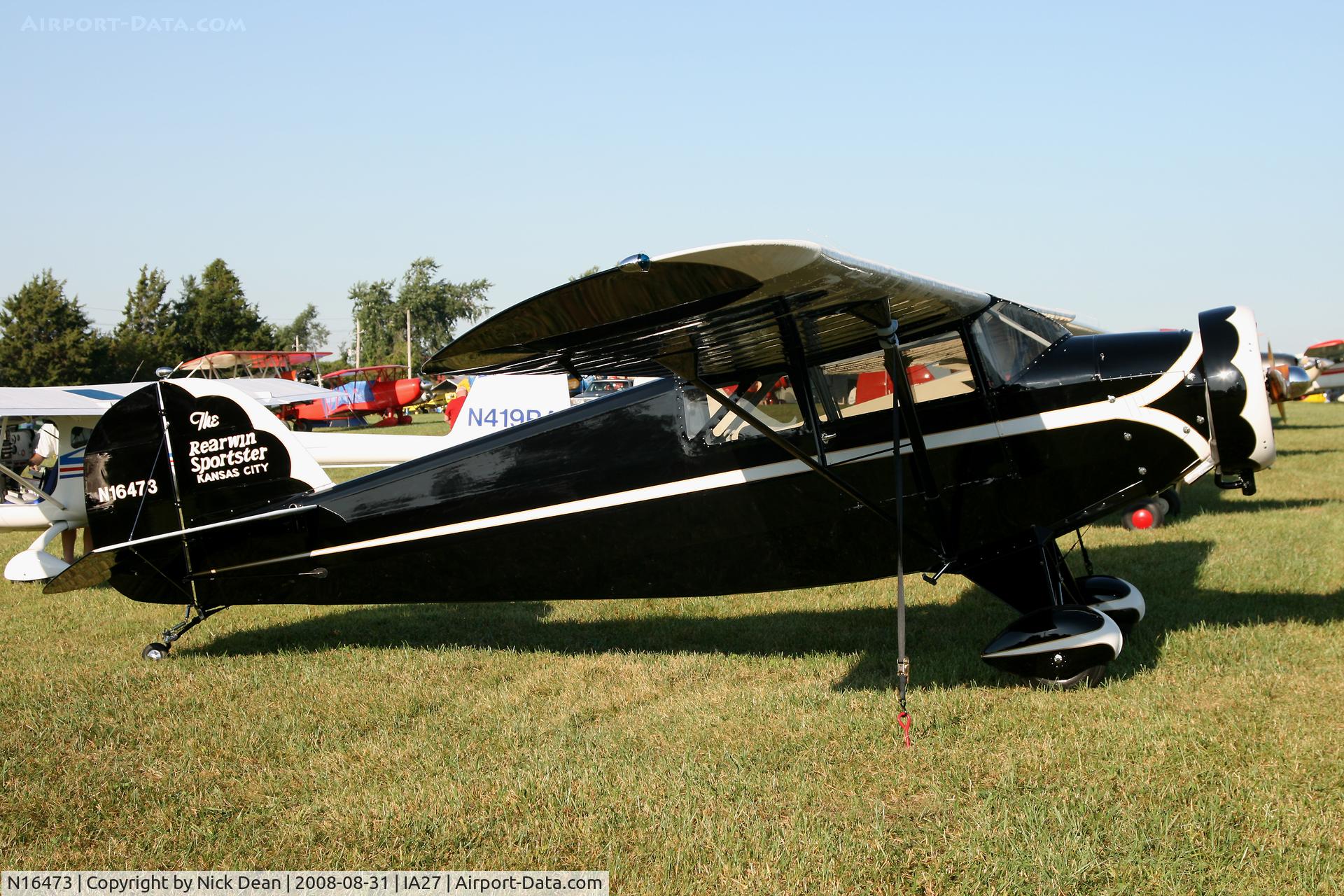 N16473, 1936 Rearwin 8500 C/N 502, /