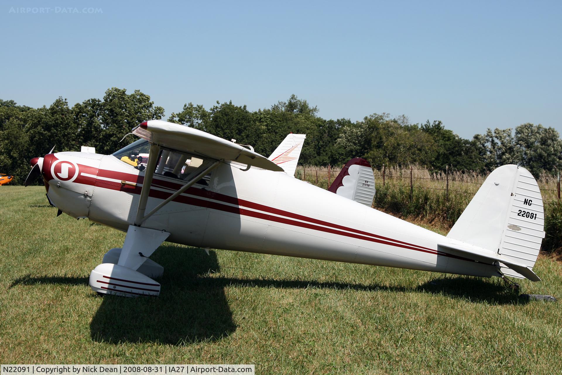 N22091, 1939 Luscombe 8A C/N 913, /