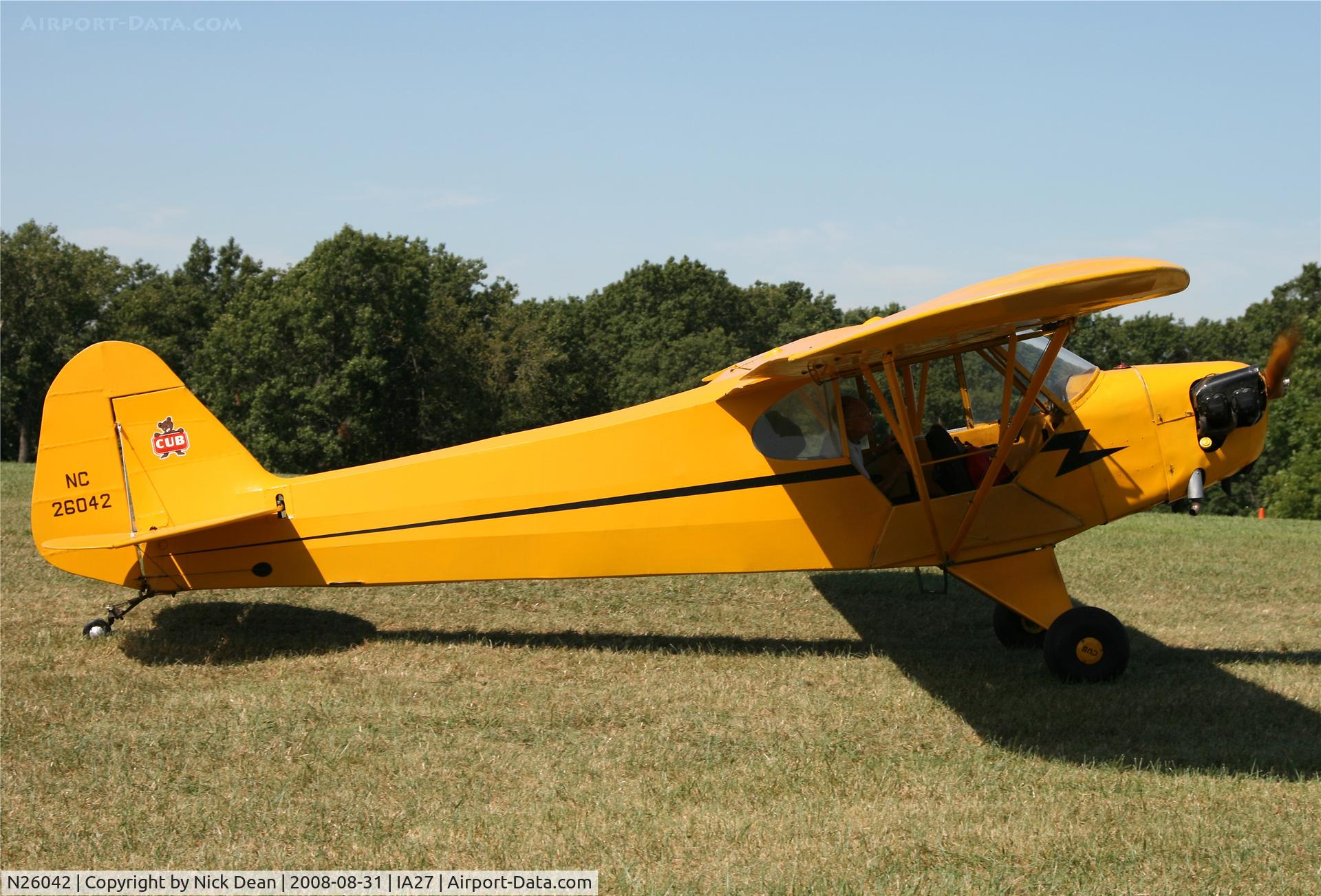 N26042, 1939 Piper J3C-65 Cub C/N 3978, /