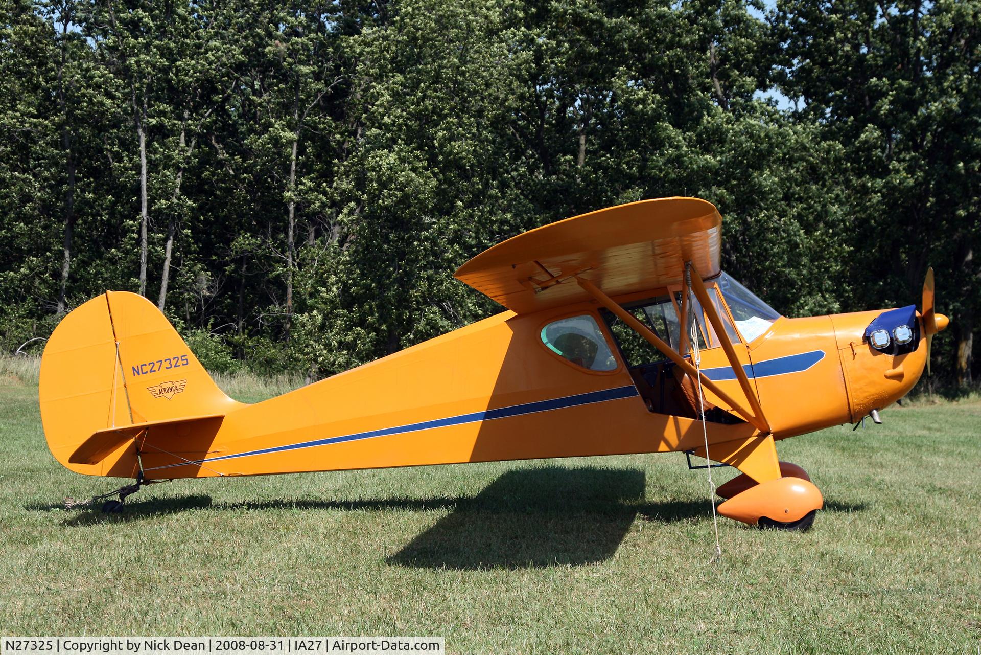 N27325, 1940 Aeronca 60-TF C/N 1380T, /