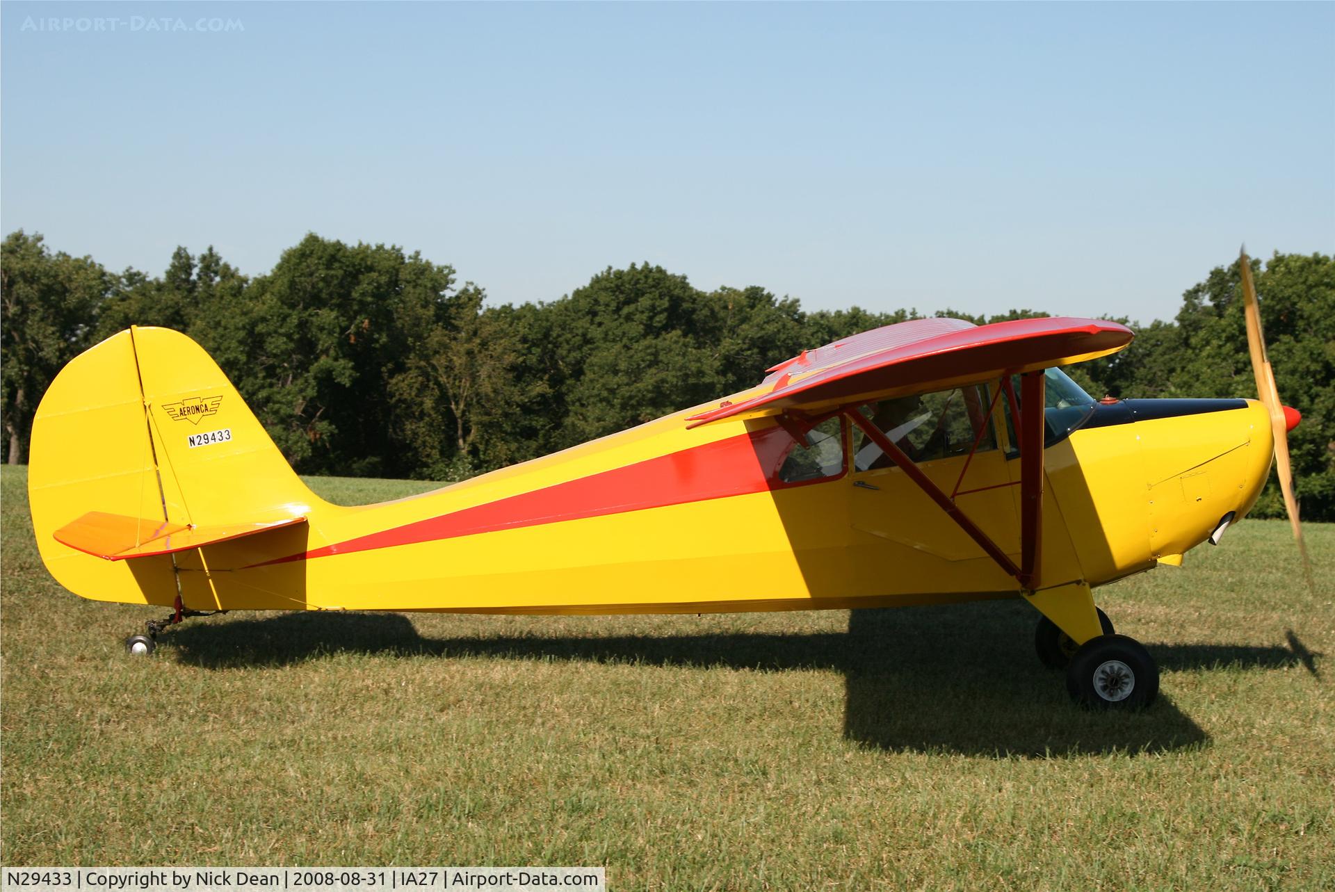 N29433, 1940 Aeronca 65-CA Super Chief C/N CA10310, /