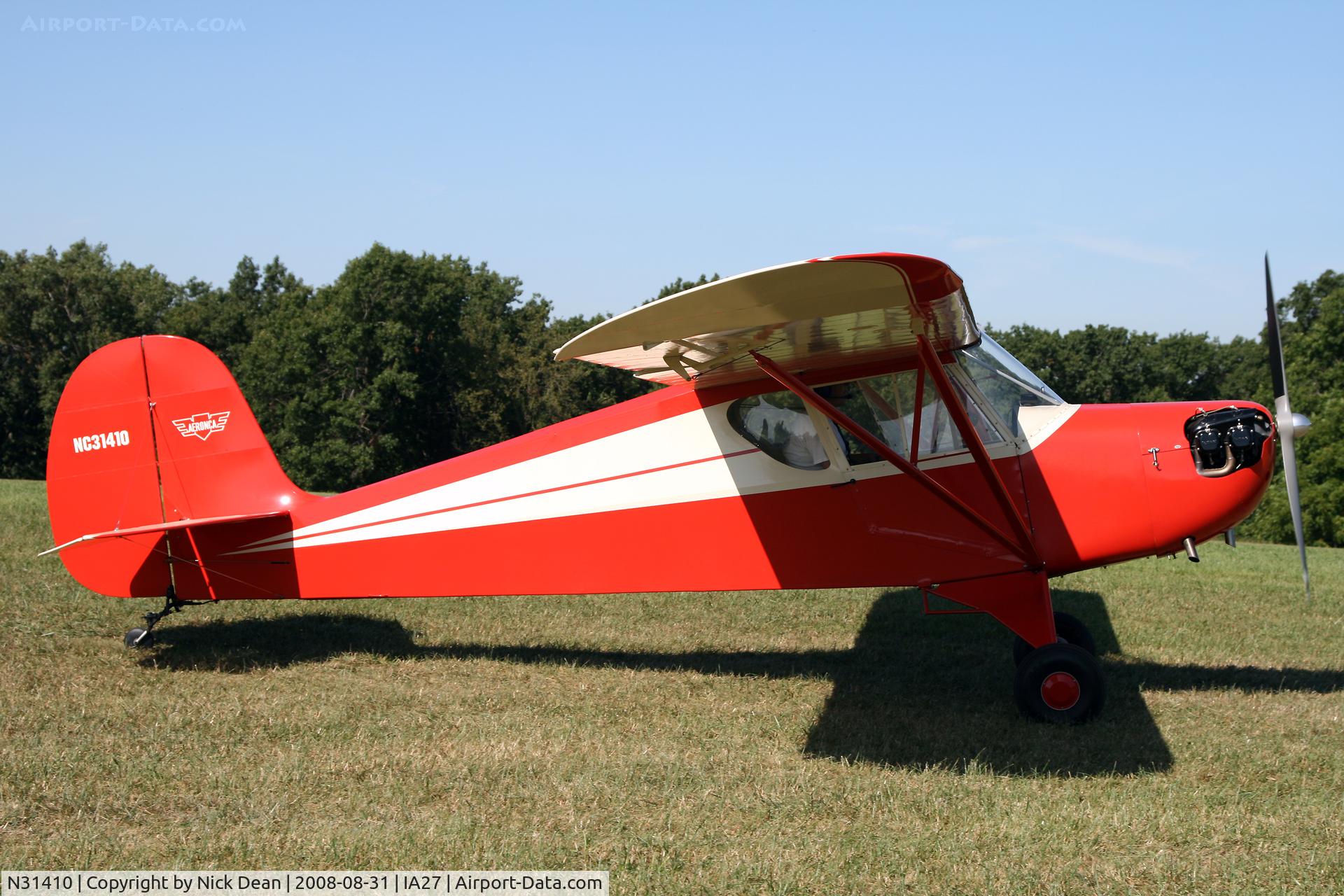 N31410, 1940 Aeronca 65-TC Tandem C/N 5200T, /