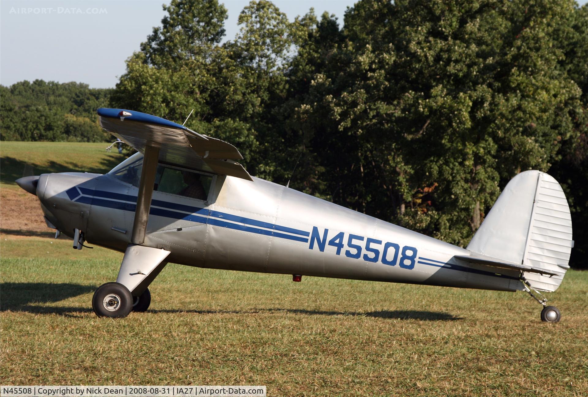 N45508, 1946 Luscombe 8A C/N 2035, /