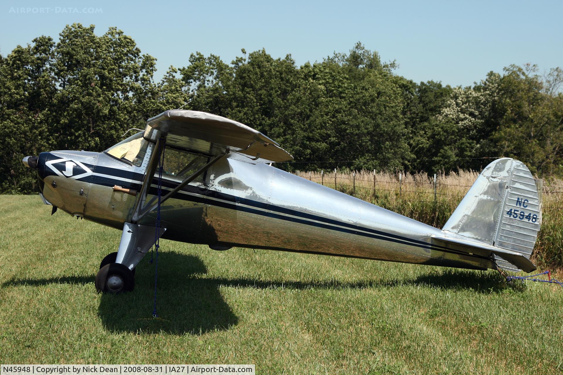 N45948, 1946 Silvaire LUSCOMBE 8A C/N 2475, /