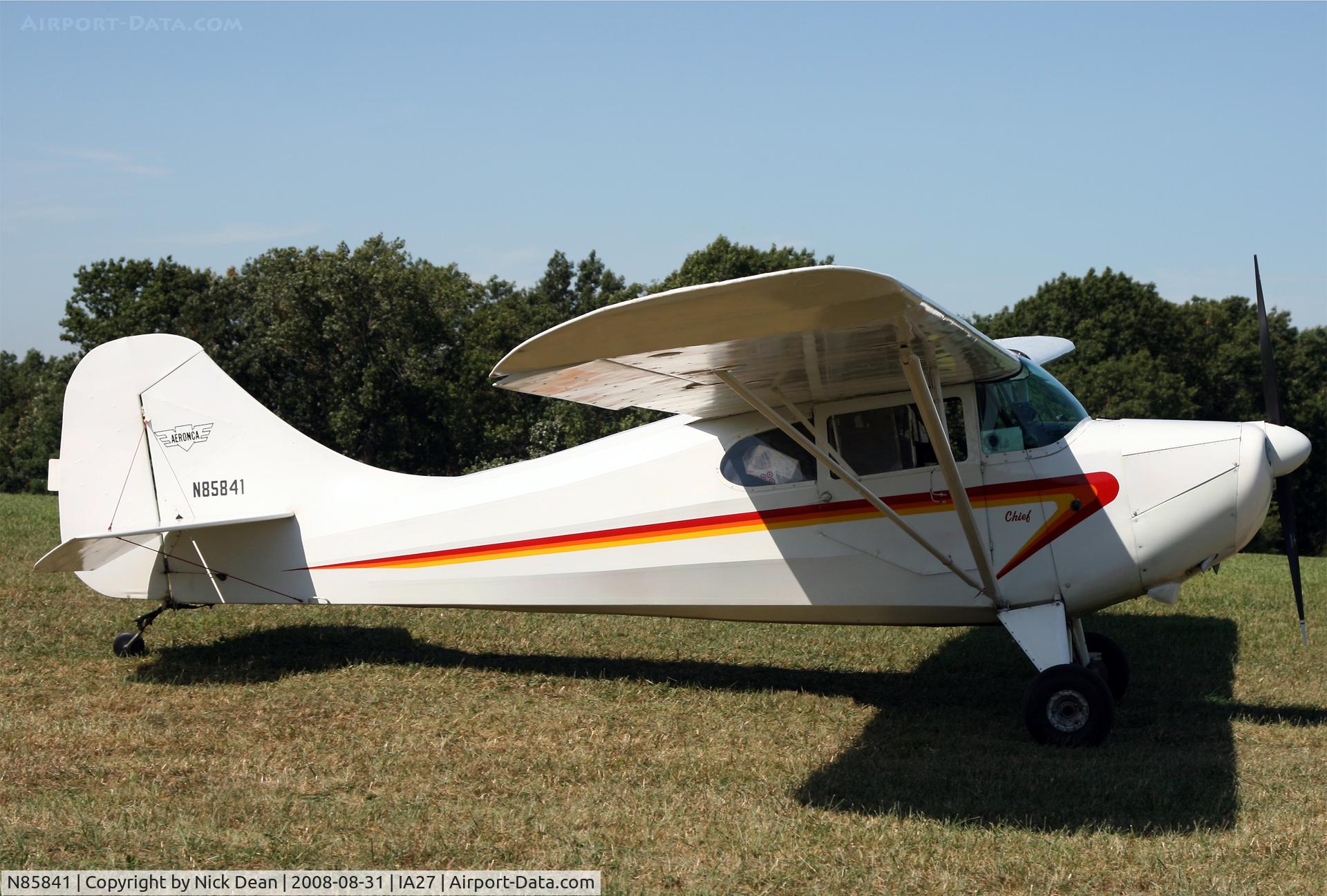 N85841, 1946 Aeronca 11AC Chief C/N 11AC-210, /