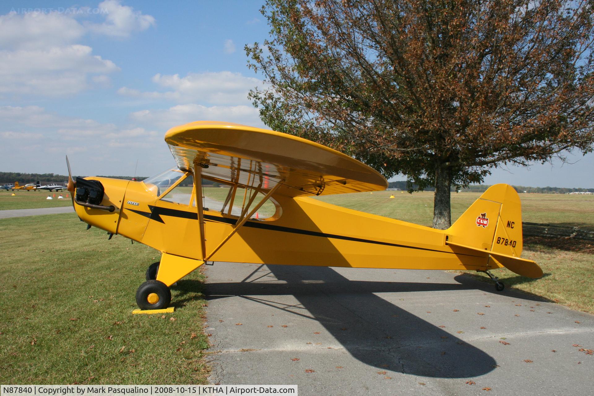 N87840, 1946 Piper J3C-65 Cub C/N 15458, Piper J3C-65