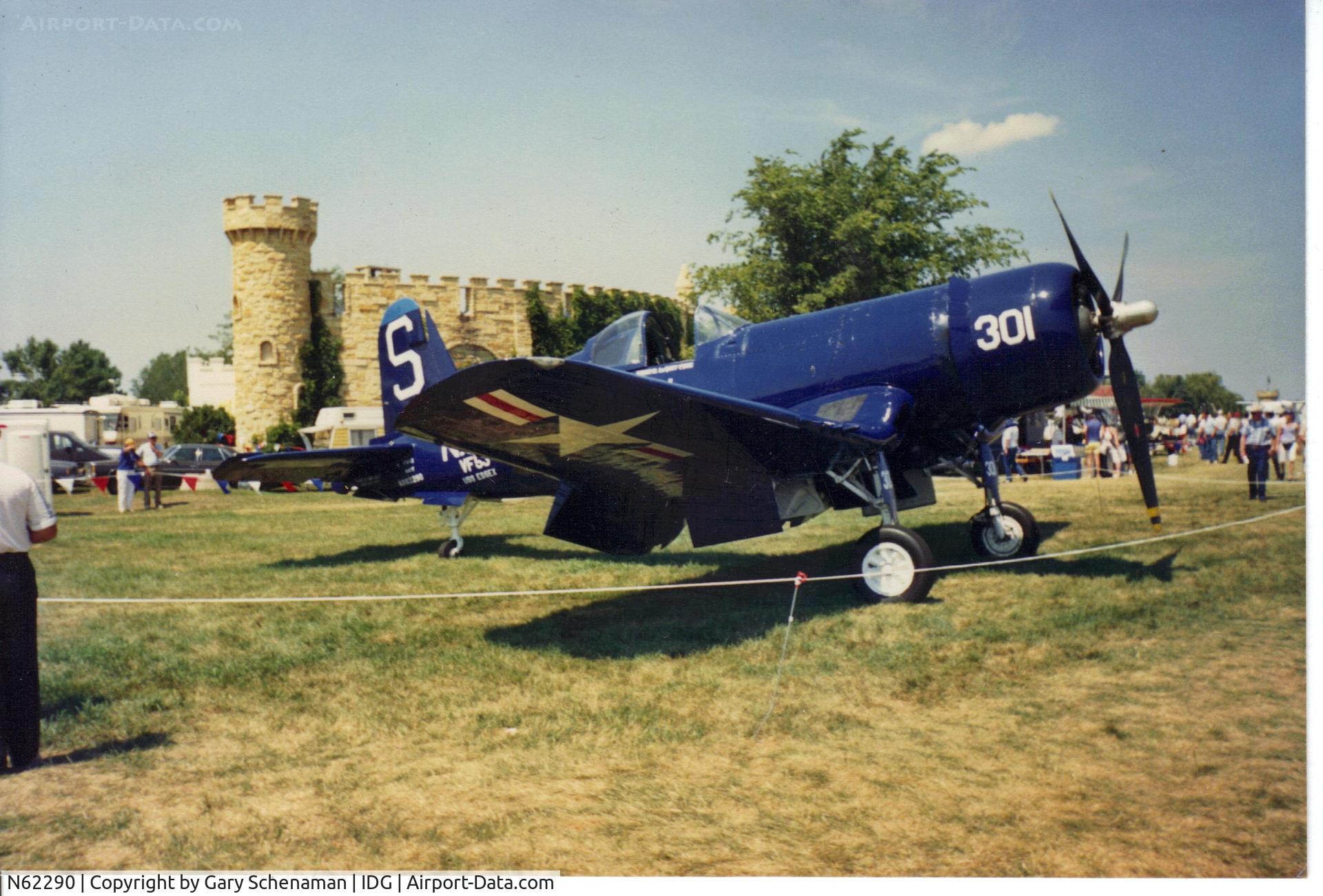 N62290, 1945 Goodyear FG-1D Corsair C/N 3890, F-4U Corsair at Ida Grove, Ia