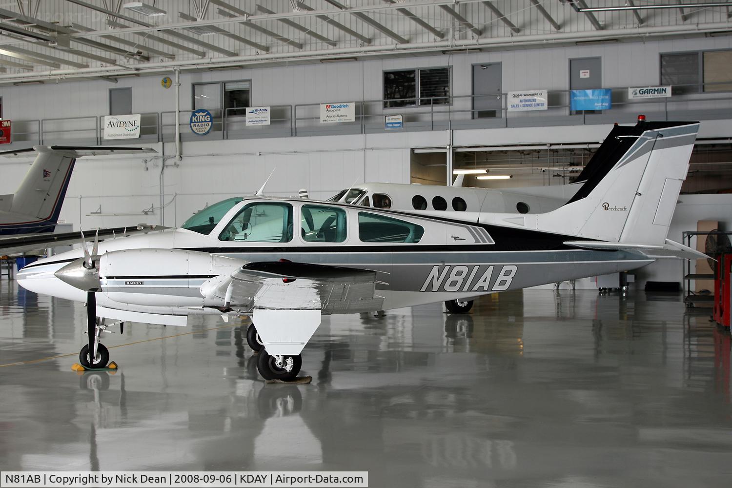 N81AB, 1969 Beech 95-B55 Baron C/N TC1247, /