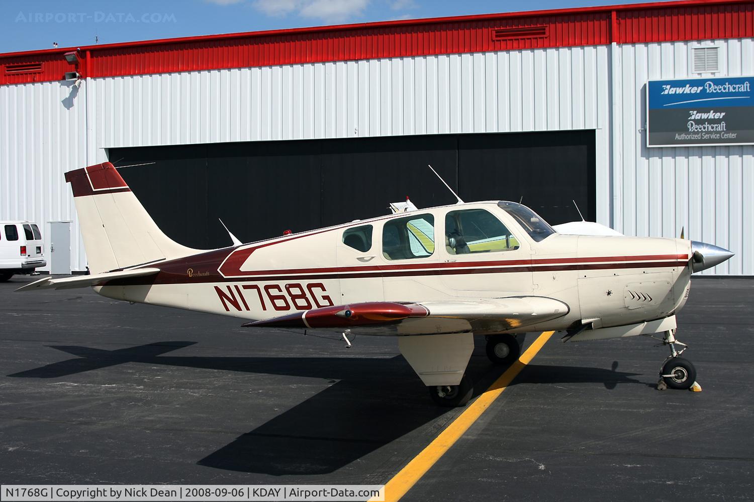 N1768G, 1962 Beech 35-B33 Debonair C/N CD-509, /