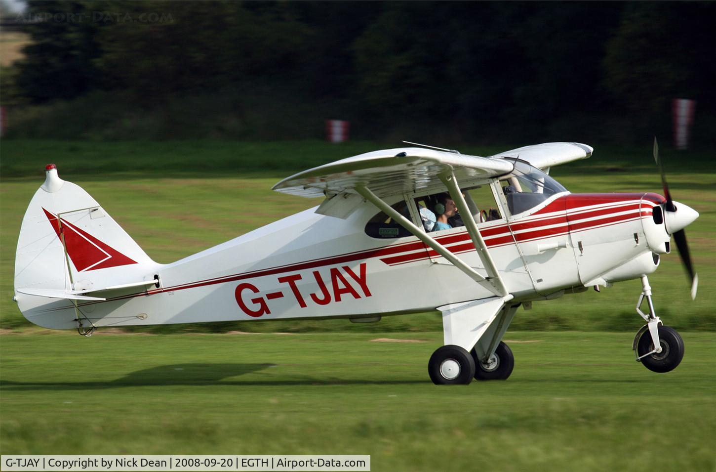 G-TJAY, 1952 Piper PA-22-135 Tri-Pacer C/N 22-730, Old Warden