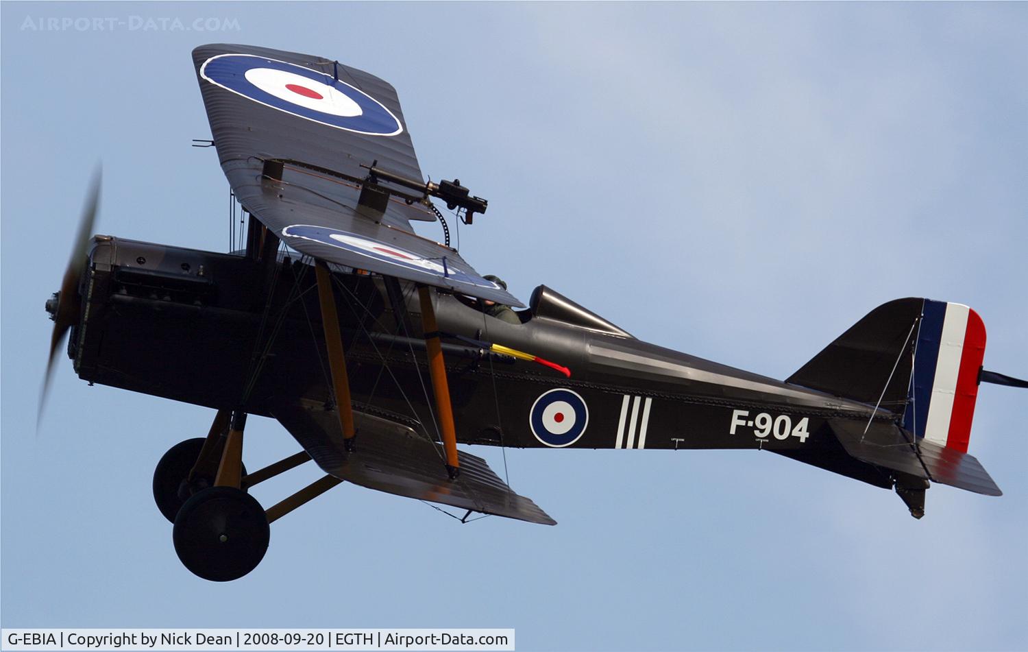 G-EBIA, 1918 Royal Aircraft Factory SE-5A C/N 654/2404, Old Warden