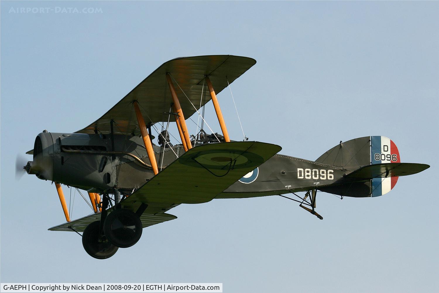 G-AEPH, 1918 Bristol F.2B Fighter C/N 7575, Old Warden