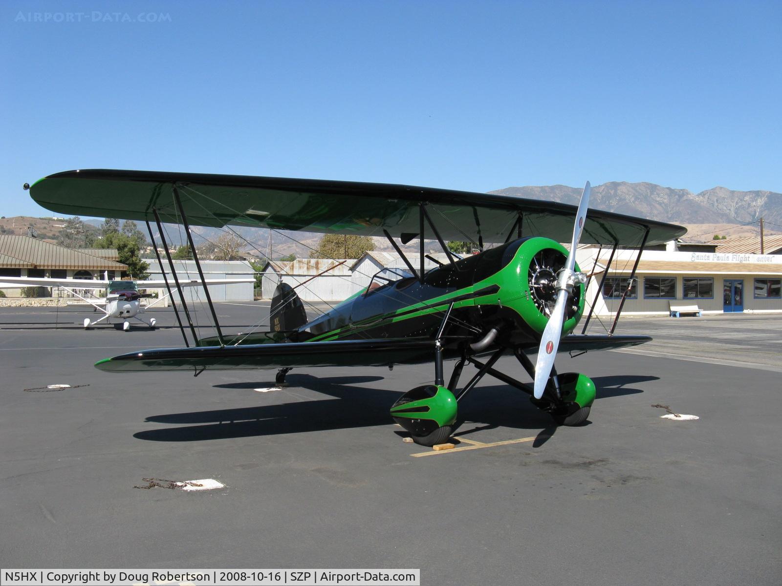 N5HX, 2000 WACO Taperwing T-10 Replica C/N 2504, 2000 Rare Aircraft LTD/Redman (WACO) TAPERWING T-10, Jacobs R755B2 300 Hp radial, Experimental class