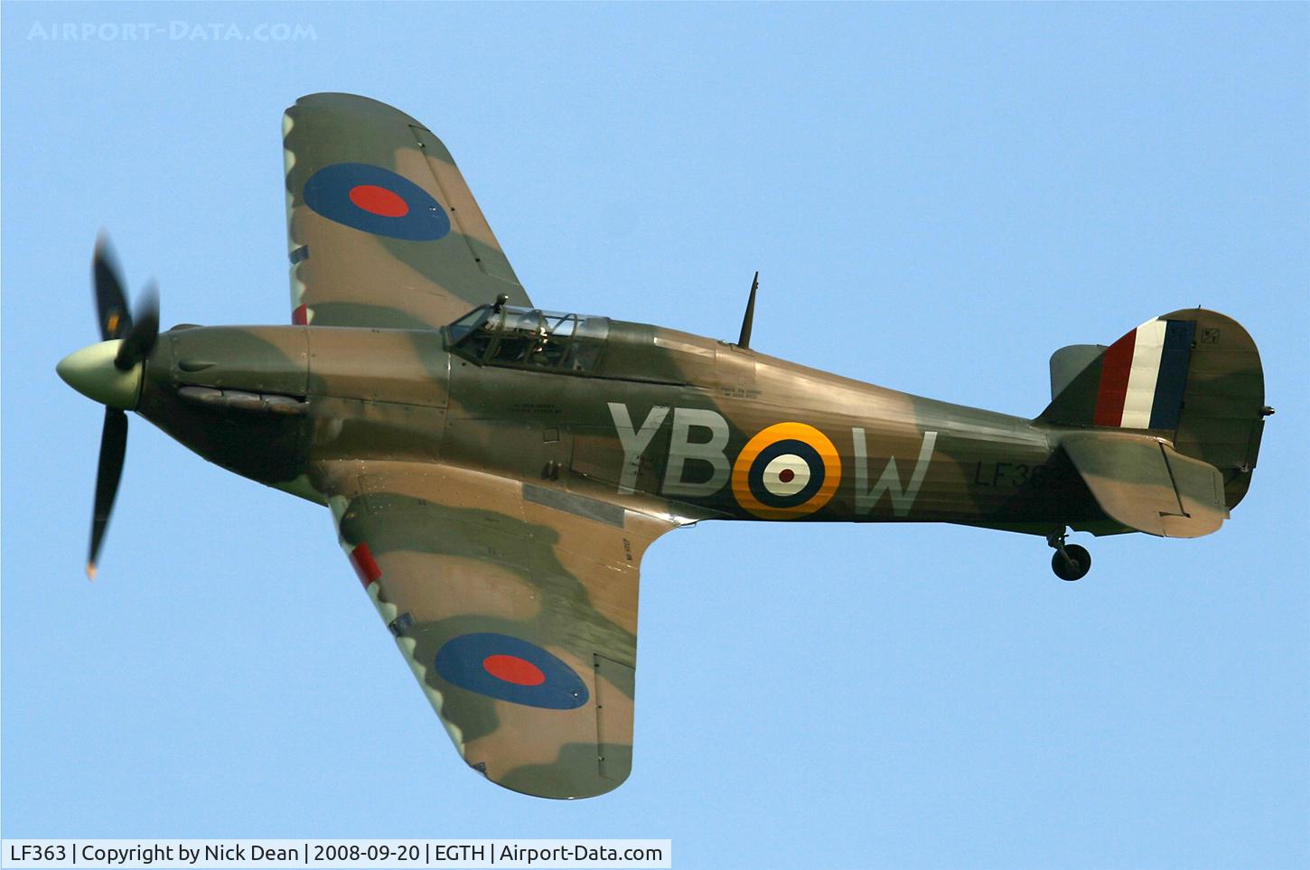 LF363, 1944 Hawker Hurricane IIC C/N 41H/469290, Old Warden