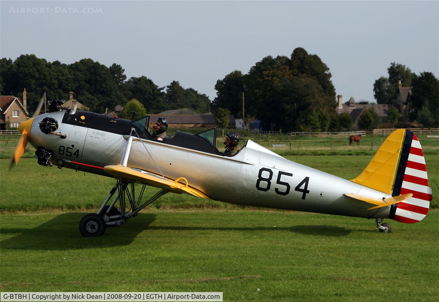 G-BTBH, 1942 Ryan PT-22 Recruit (ST3KR) C/N 2063, Old Warden