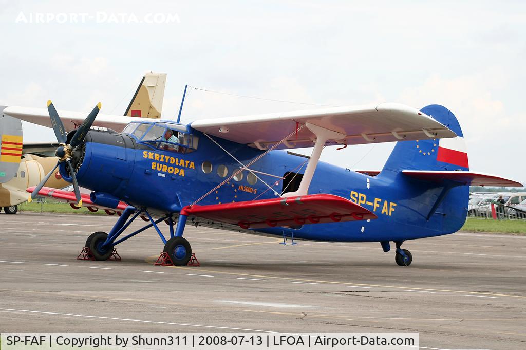 SP-FAF, Antonov An-2 C/N 1G240-33, Used as demo aircraft during LFOA Airshow 2008...