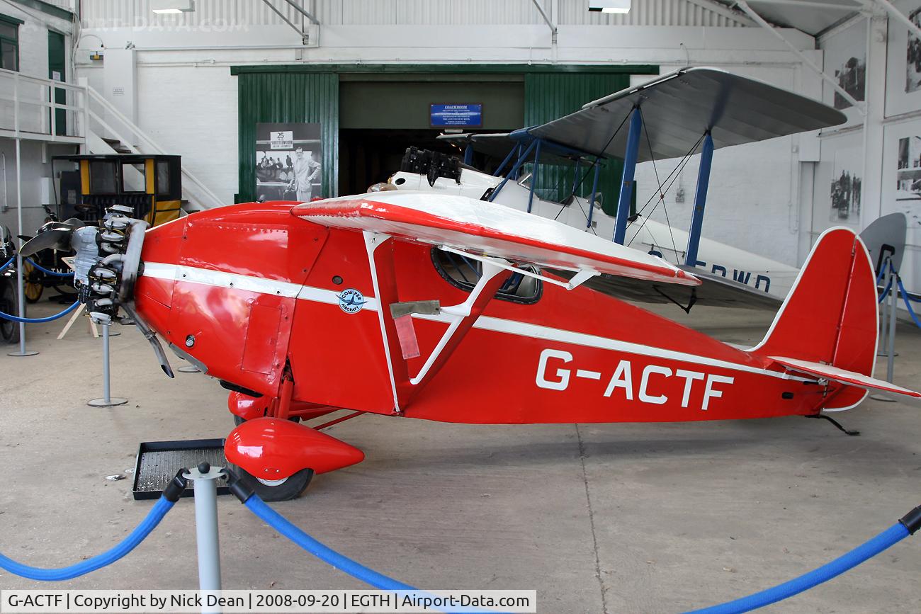 G-ACTF, 1932 Comper CLA-7 Swift C/N S32/9, Old Warden