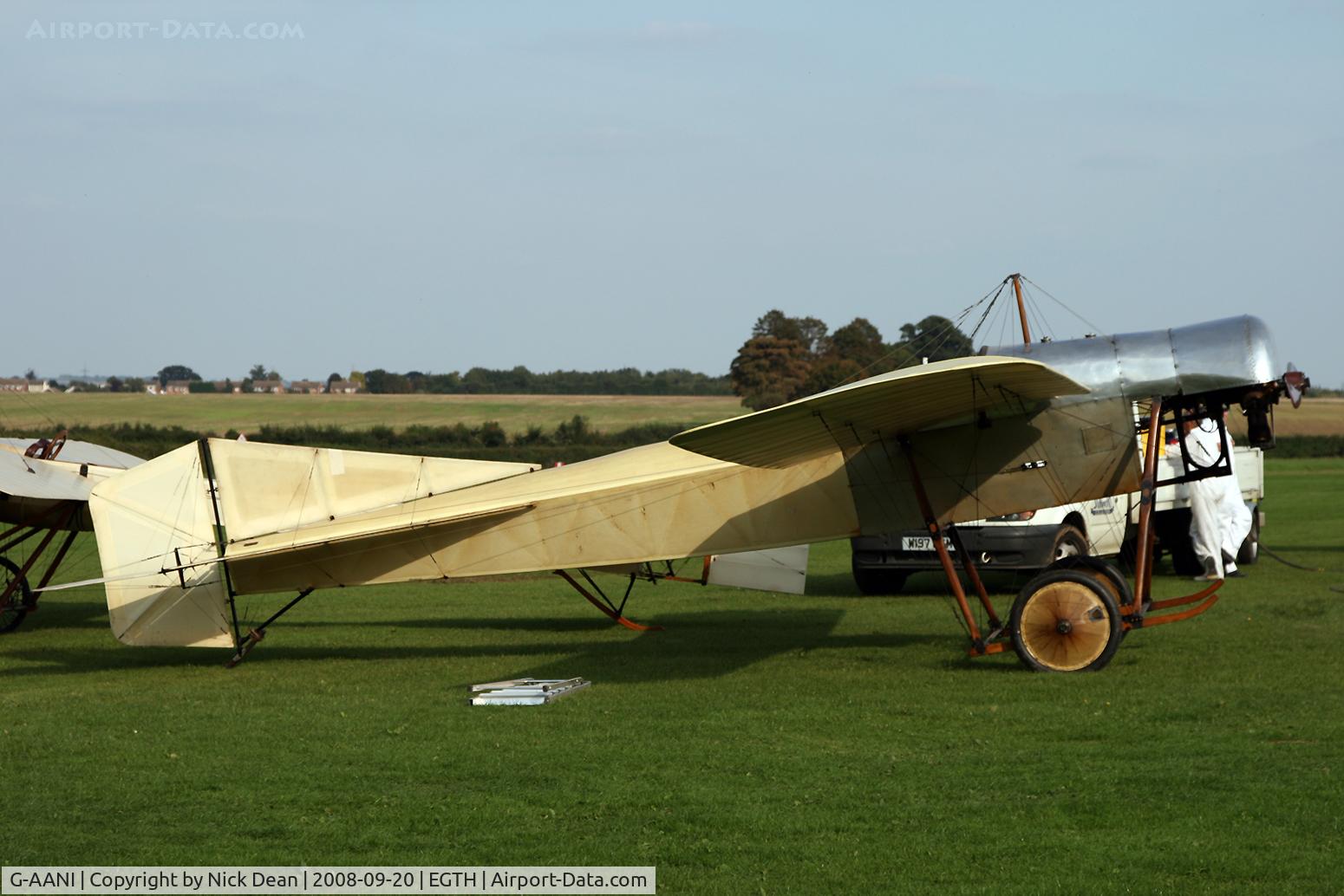 G-AANI, 1912 Blackburn Monoplane C/N 9, Old Warden (the oldest airworthy British registered aircraft)