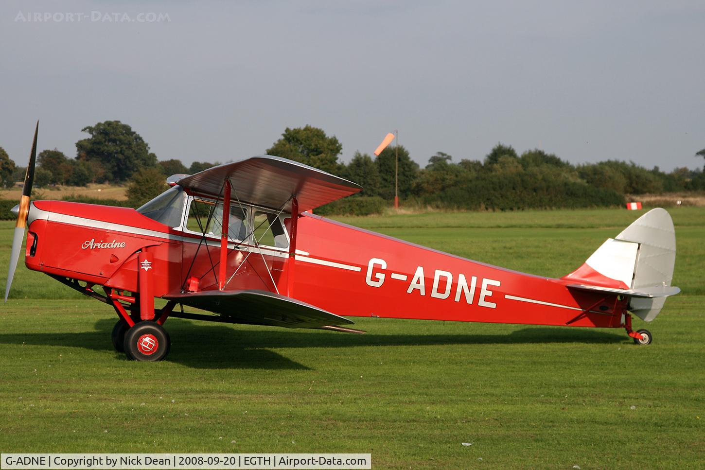 G-ADNE, 1936 De Havilland DH.87B Hornet Moth C/N 8089, Old Warden