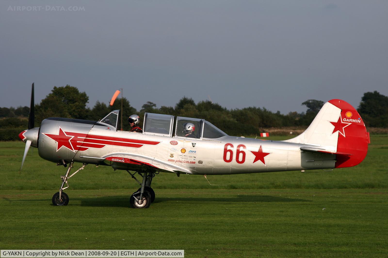 G-YAKN, 1985 Bacau Yak-52 C/N 855905, Old Warden