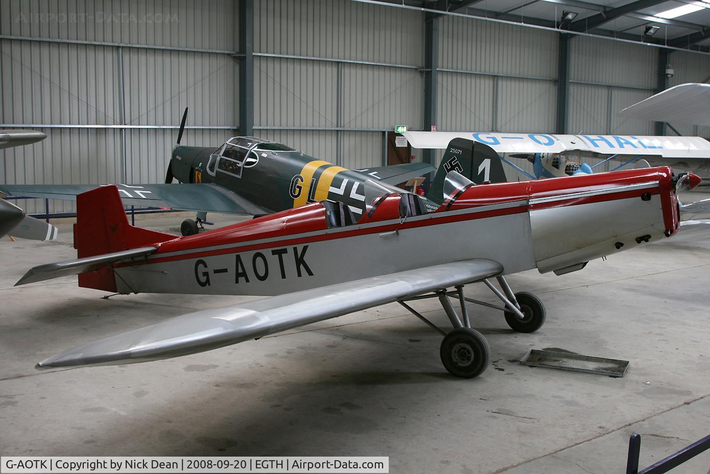 G-AOTK, 1956 Druine D-5 Turbi C/N PFA 230, Old Warden