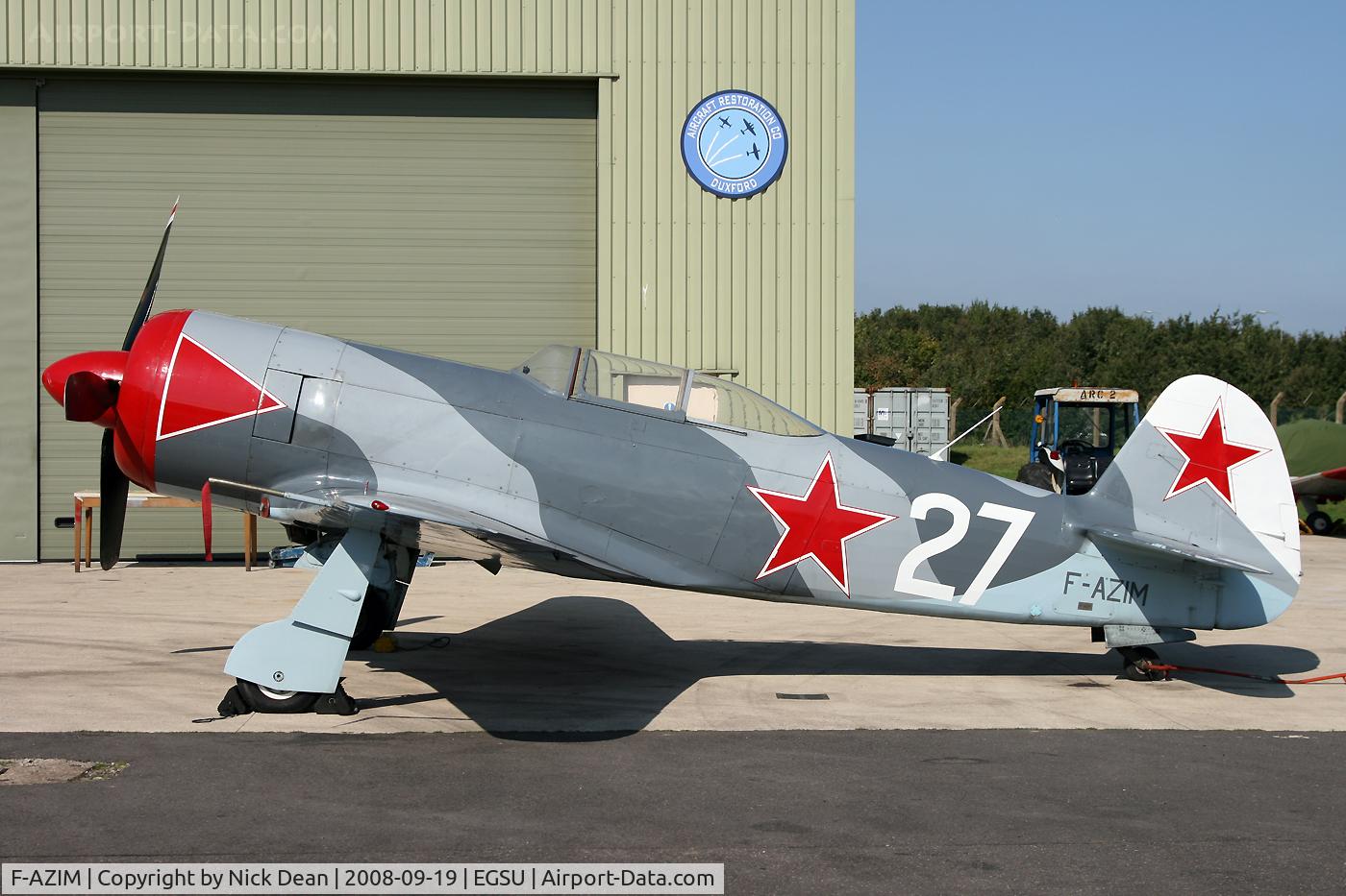 F-AZIM, Yakovlev Yak-3UTI-PW C/N 9/04623, /