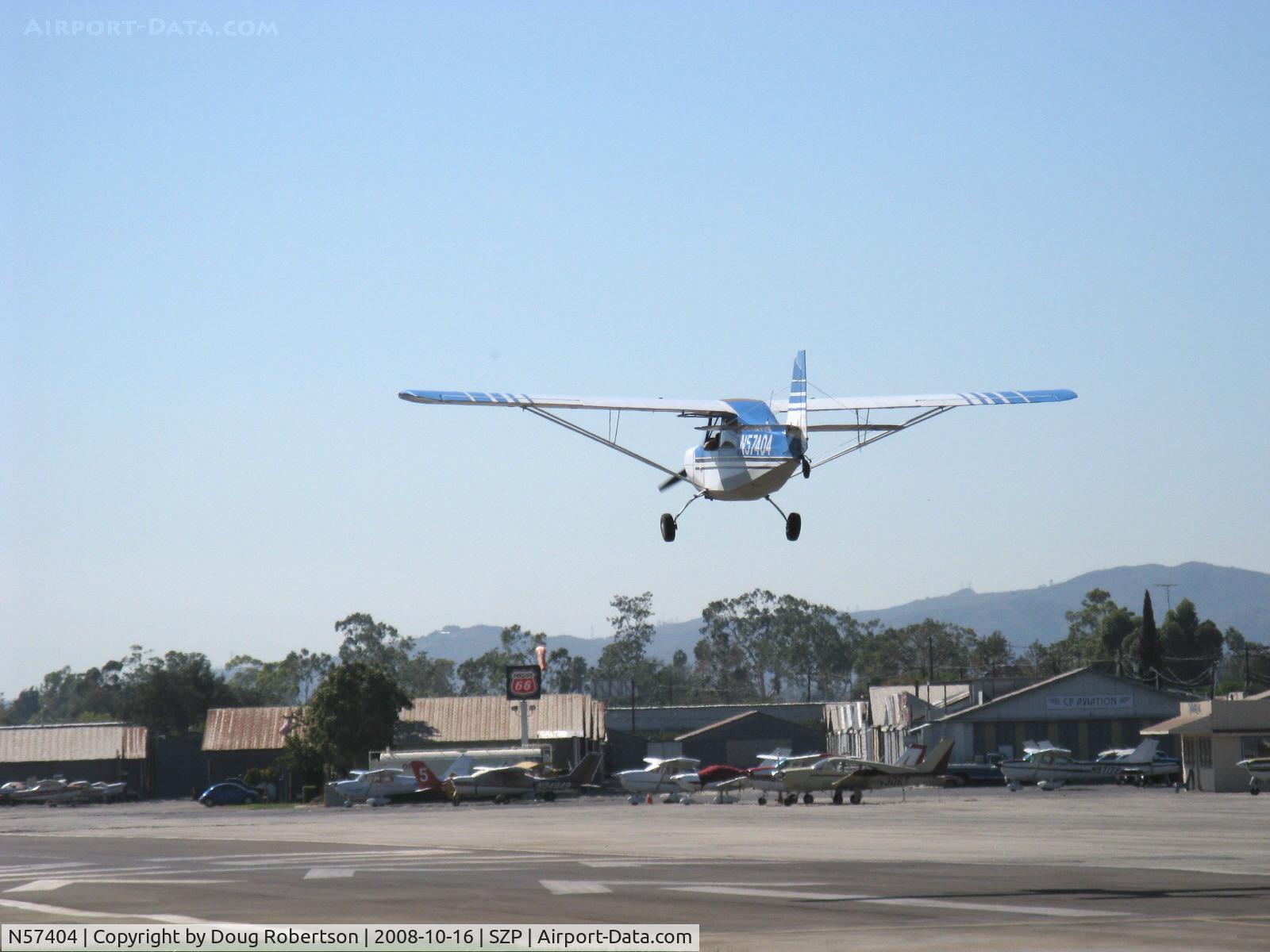 N57404, 1973 Bellanca 7ECA Citabria C/N 940-73, 1973 Bellanca 7ECA CITABRIA, Lycoming O-235 115 Hp, landing Rwy 22