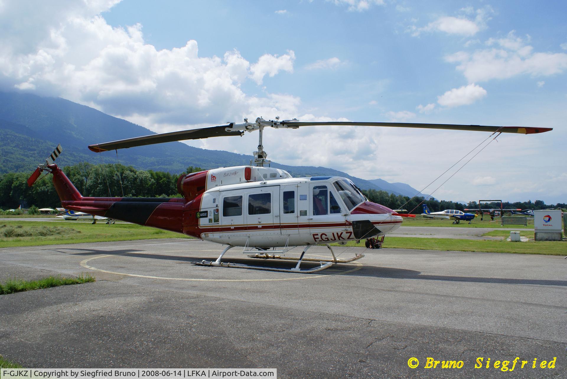 F-GJKZ, Bell 214B-1 Biglifter C/N 28066, Albertville- Tournon