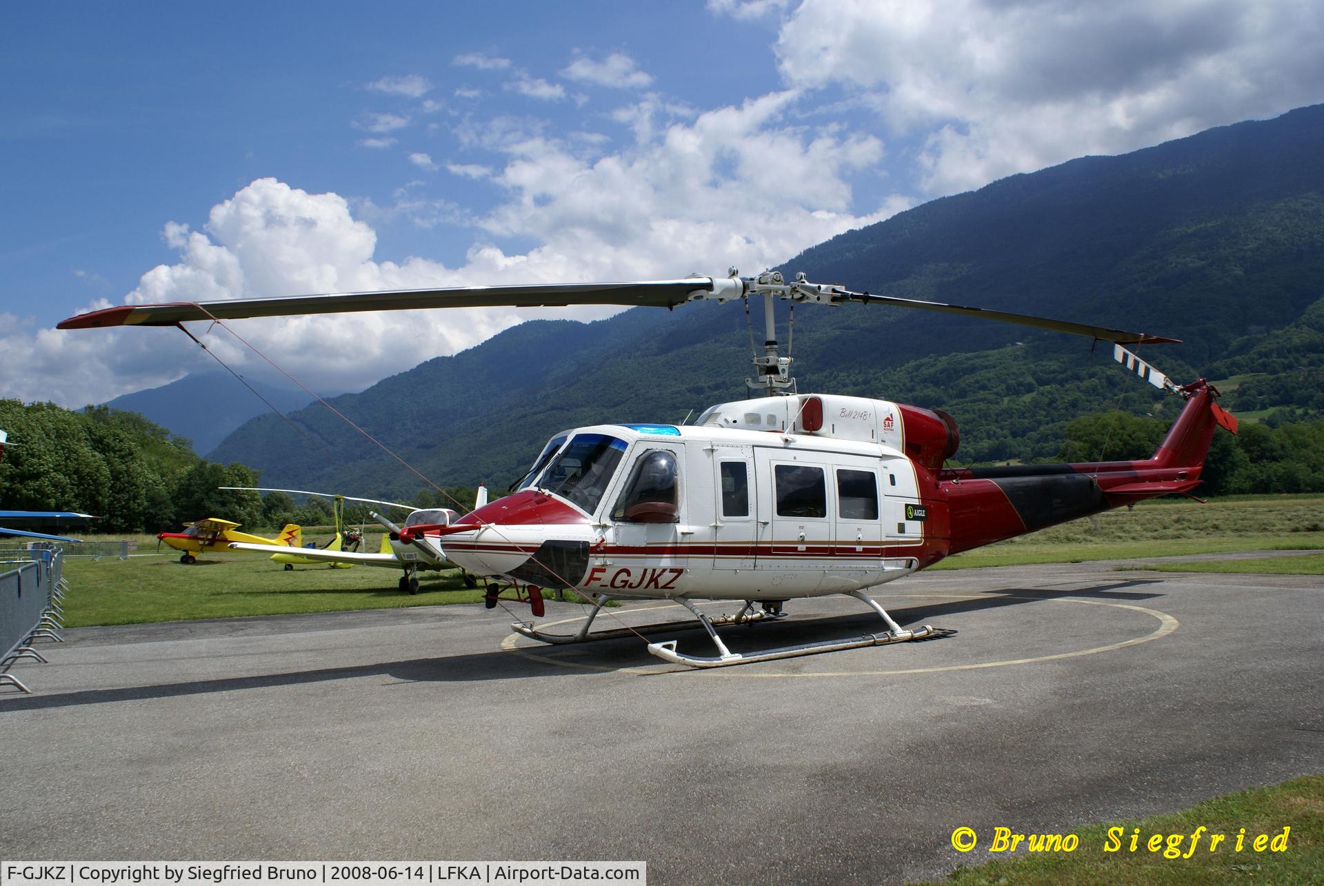 F-GJKZ, Bell 214B-1 Biglifter C/N 28066, Albertville- Tournon