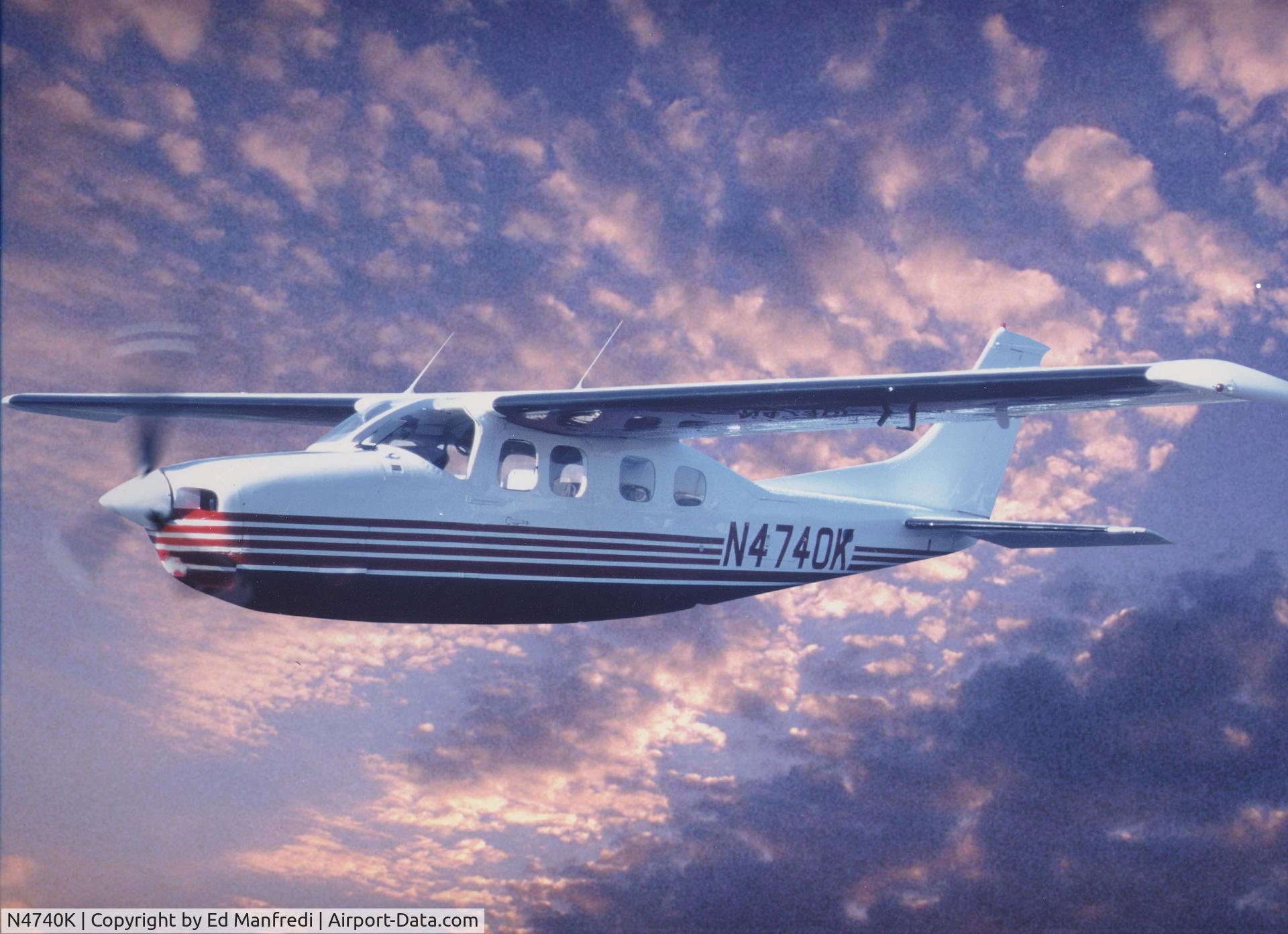 N4740K, 1979 Cessna P210N Pressurised Centurion C/N P21000271, Digital Shot of 40K