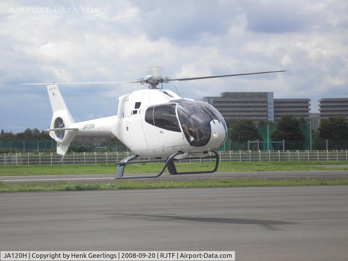 JA120H, Eurocopter EC-120B Colibri C/N 1234, Chofu Airport near Tokyo , Private Heli
