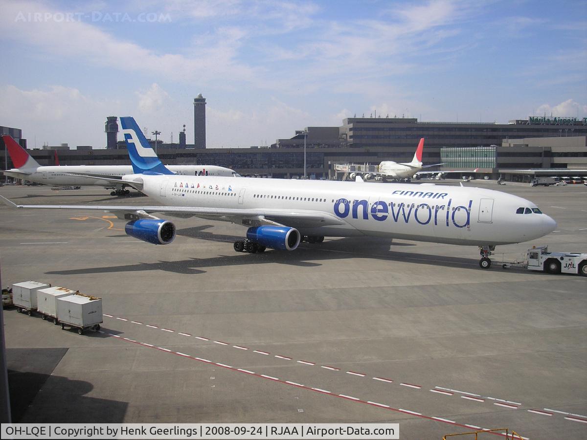 OH-LQE, 2008 Airbus A340-313E C/N 938, Spcl cs One World, Finnair