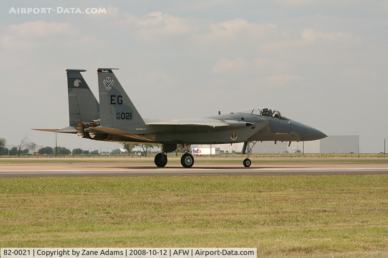 82-0021, 1982 McDonnell Douglas F-15C Eagle C/N 0835/C252, At the 2008 Alliance Airshow