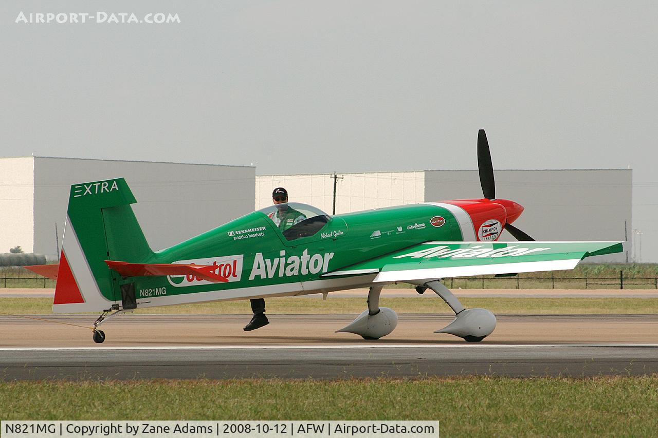 N821MG, 2006 Extra EA-300S C/N 1035, At the 2008 Alliance Airshow