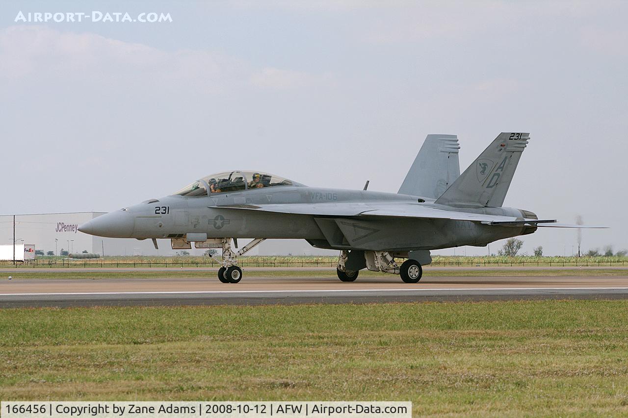 166456, Boeing F/A-18F Super Hornet C/N F091, At the 2008 Alliance Airshow