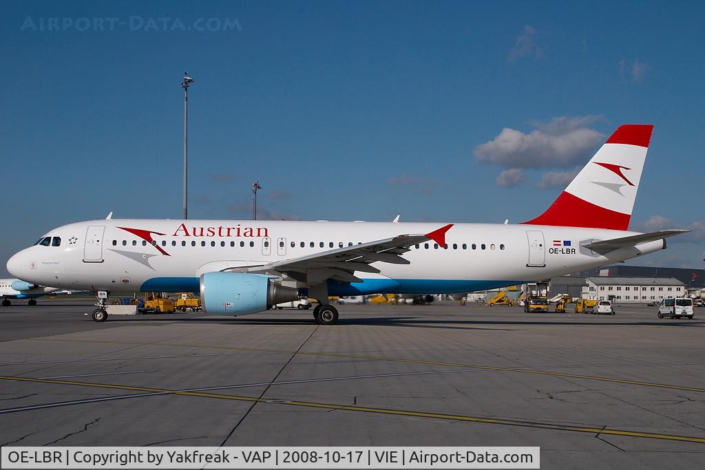 OE-LBR, 2000 Airbus A320-214 C/N 1150, Austrian Airlines Airbus 320