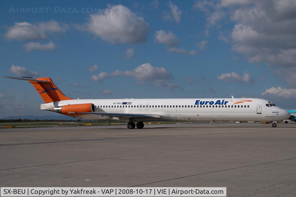 SX-BEU, 1989 McDonnell Douglas MD-83 (DC-9-83) C/N 49848, Euroair MD80