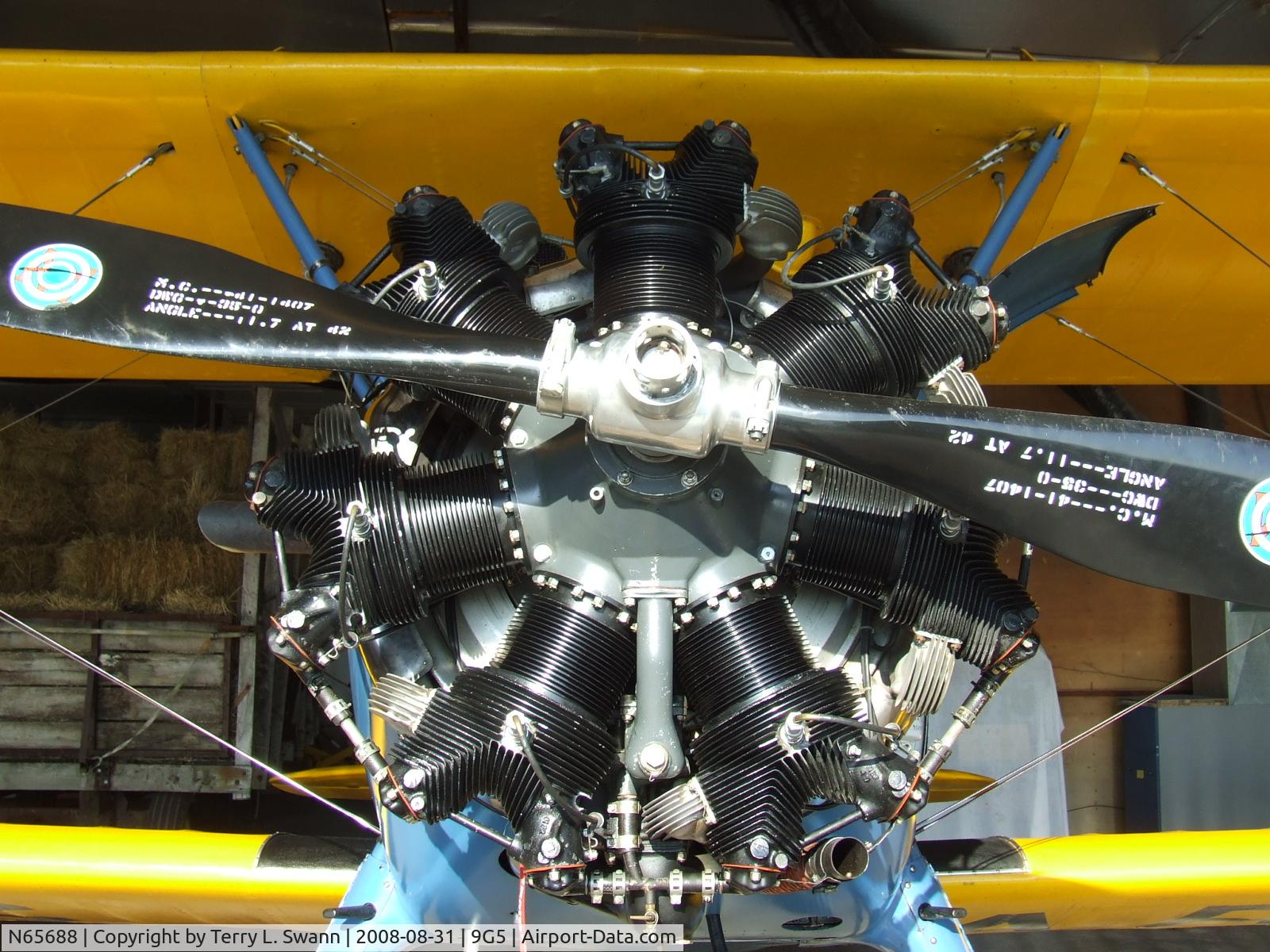 N65688, Boeing E75 C/N 75-8469, Radial engine ready to run.