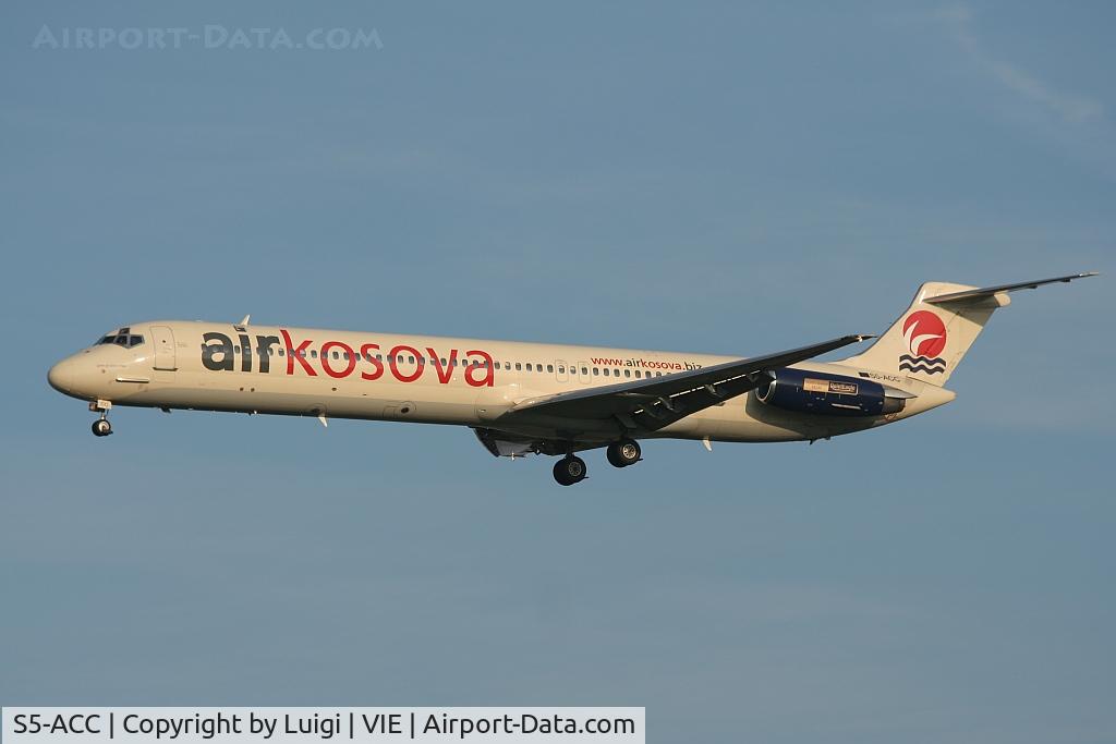 S5-ACC, 1982 McDonnell Douglas MD-82 (DC-9-82) C/N 48095, Air Kosova