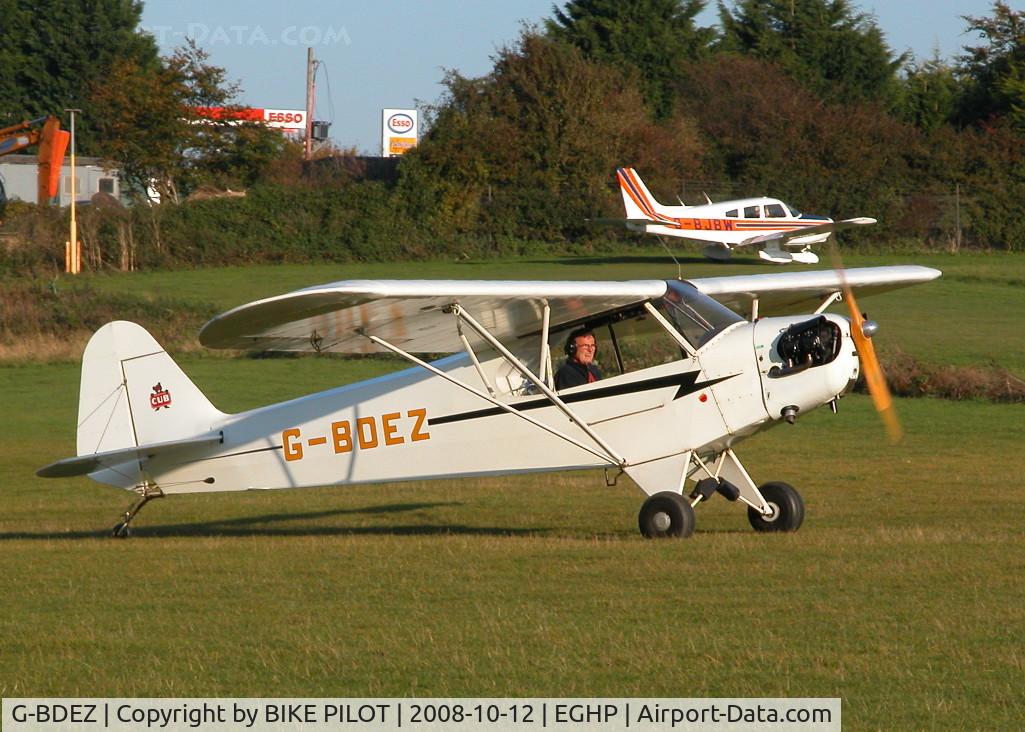 G-BDEZ, 1944 Piper L-4J Grasshopper (J3C-65D) C/N 12383, POPHAM END OF SEASON FLY-IN