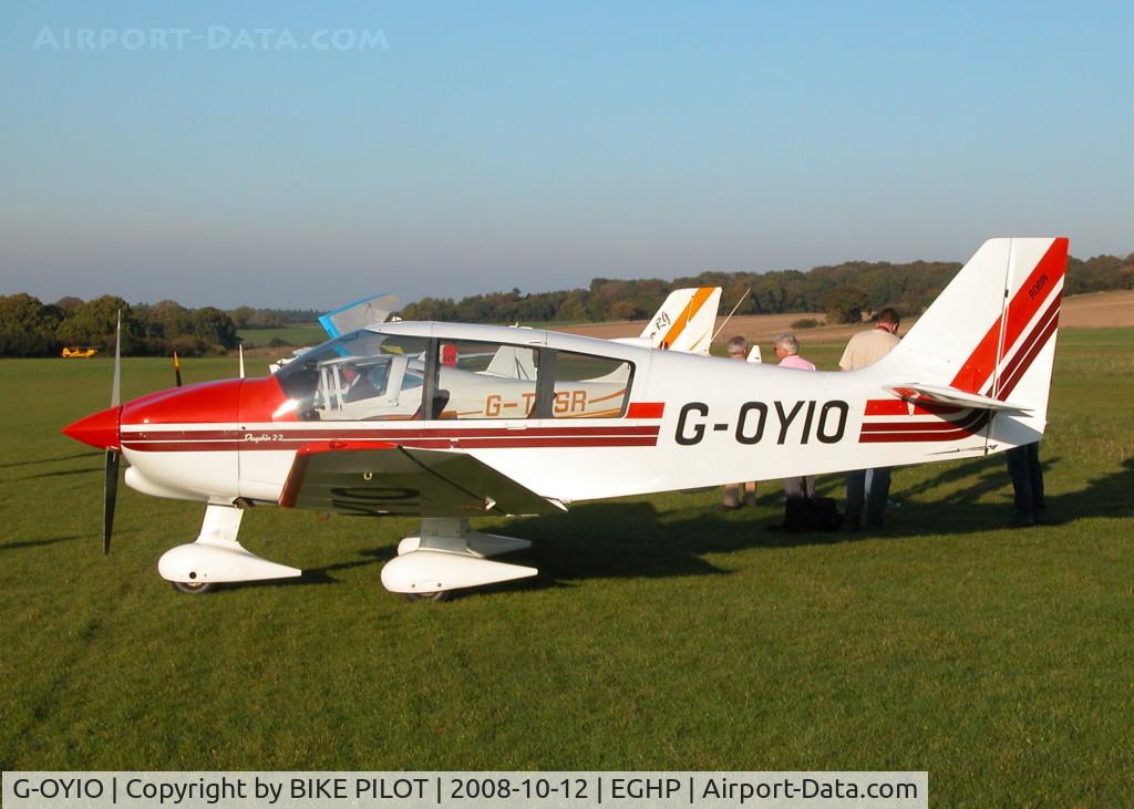 G-OYIO, 1991 Robin DR-400-120 Dauphin C/N 2038, POPHAM END OF SEASON FLY-IN