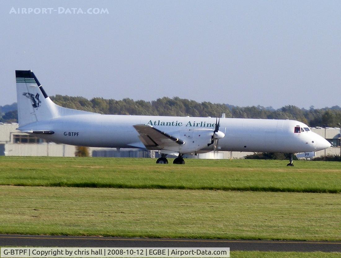 G-BTPF, 1989 British Aerospace ATP(F) C/N 2013, ATLANTIC AIRLINES