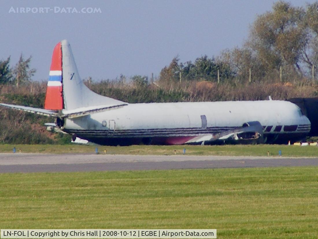 LN-FOL, 1960 Lockheed L-188A(F) Electra C/N 1116, Lockheed L-188A(F) Electra ex-DHL (Fred Olsen)