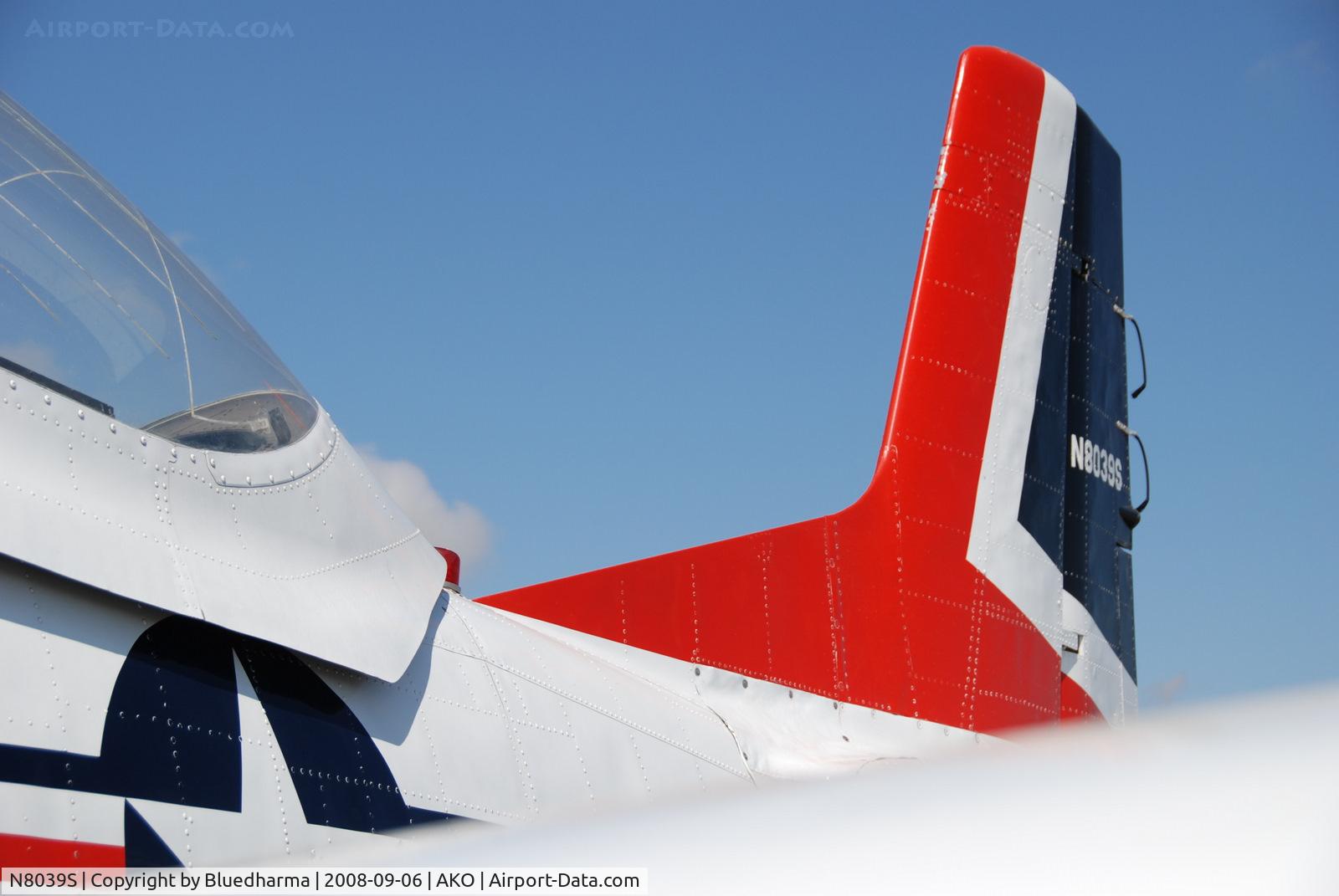 N8039S, 1958 North American T-28C Trojan C/N 226-155 (140578), Parked on display at National Radial Engine Exhibition in Akron, Colorado..