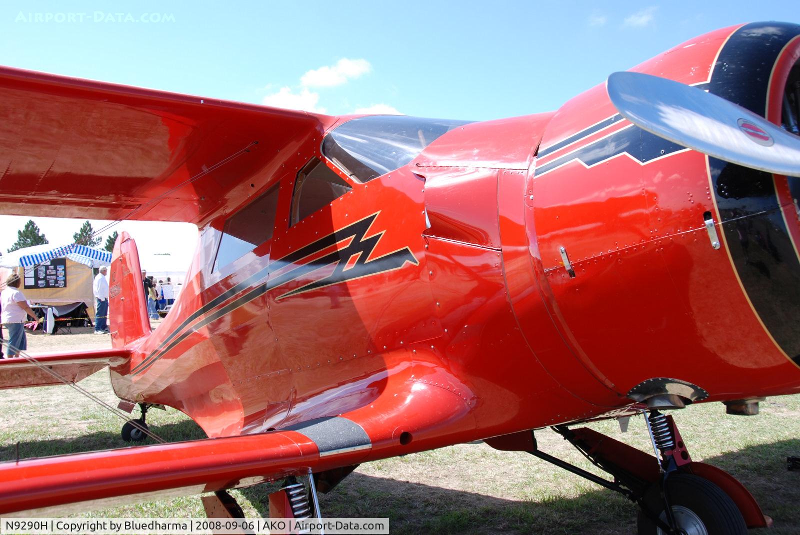 N9290H, 1944 Beech D17S Staggerwing C/N 6726, Parked on display at National Radial Engine Exhibition in Akron, Colorado..